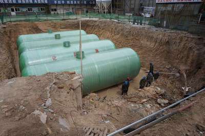 金鄉(xiāng)公司玻璃鋼儲罐 引領(lǐng)小區(qū)免清掏化糞池新風(fēng)尚